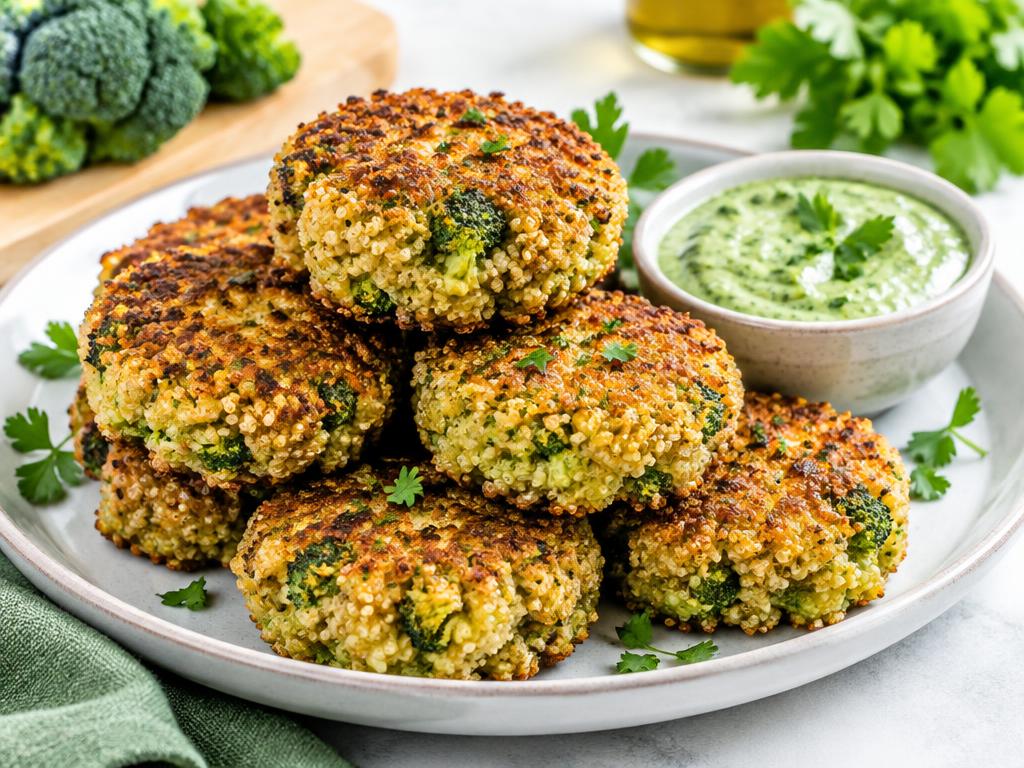 Croquettes de Quinoa & Brocoli