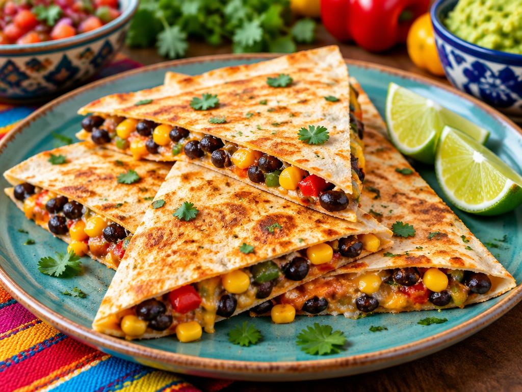 Quesadillas Haricots Noirs & Maïs