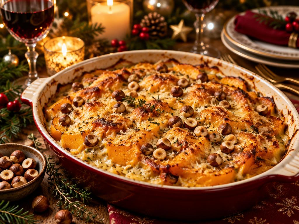 Gratin de Butternut & Noisettes