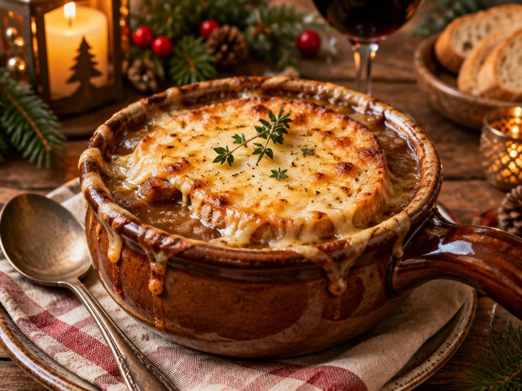 Soupe à l'Oignon Gratinée