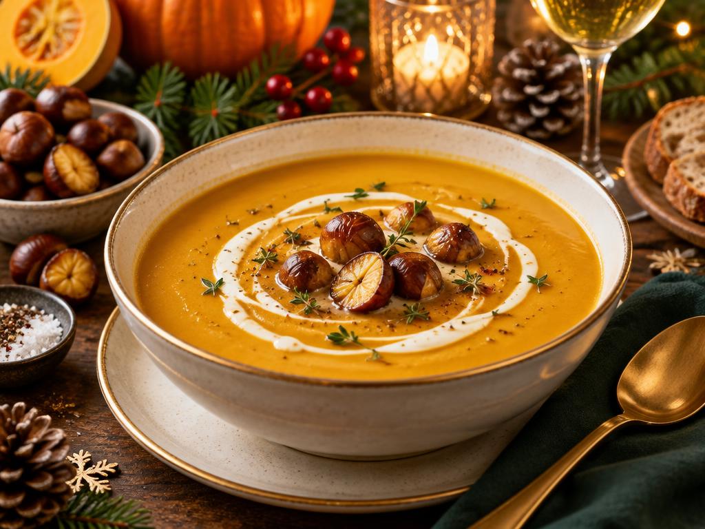 Velouté de Potiron & Châtaigne