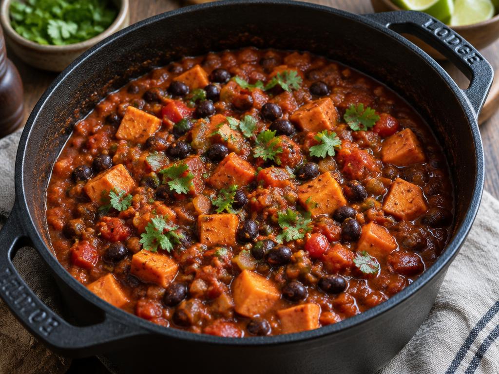Chili sin Carne à la Patate Douce