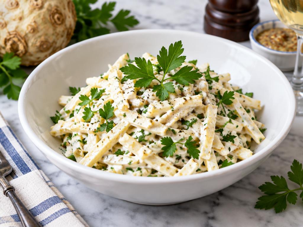 Céleri rave en rémoulade au yaourt